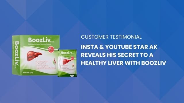 Insta & YouTube Star AK Reveals His Secret to a Healthy Liver with BoozLiv