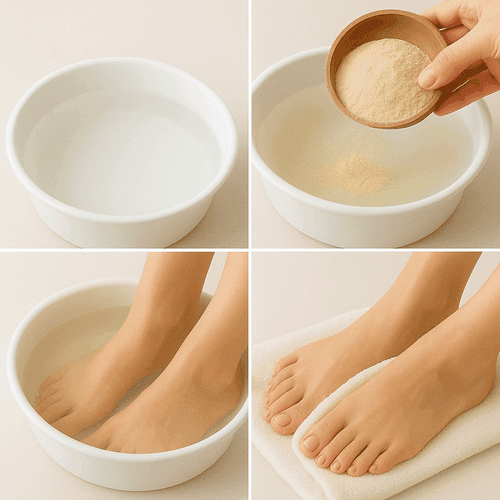 How to use Footbath Powder